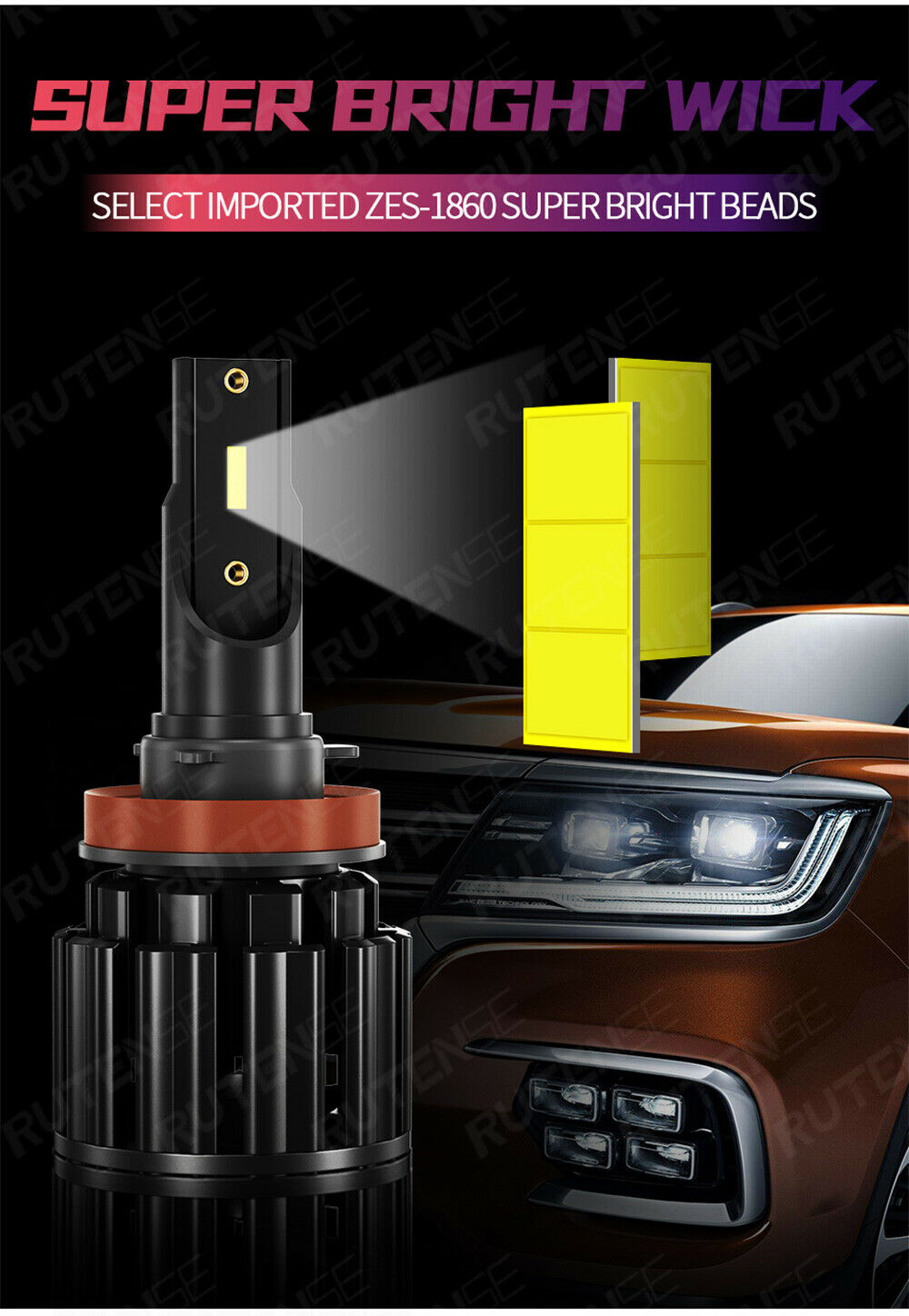 Premium Design 9005 HB3 LED Headlight Bulb Pack 20000 Lumens 6500k White  USA – Flashmasters (513) 648-0444